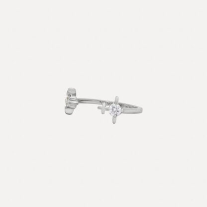 Vivienne Westwood Double Cross Line Ring - Image 3