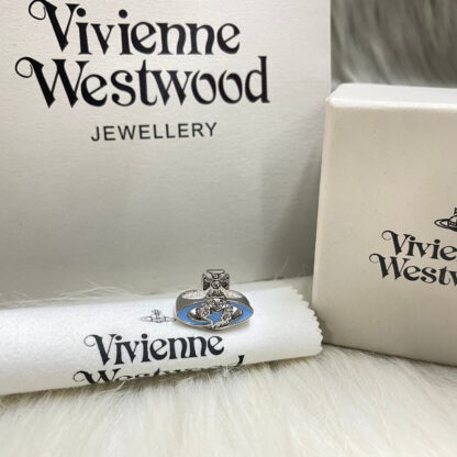 Vivienne Westwood five-pointed star full diamond Saturn ring - Image 3