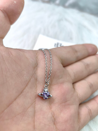 Vivienne Westwood heart zircon necklace - Image 3