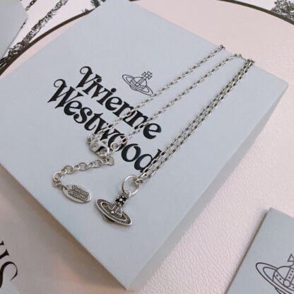 Vivienne Westwood classic large Saturn necklace unisex - Image 3
