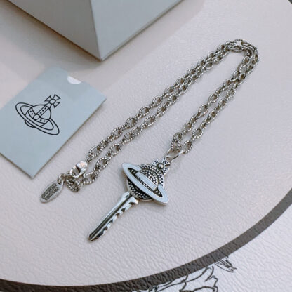 Vivienne Westwood classic large Saturn necklace unisex - Image 3