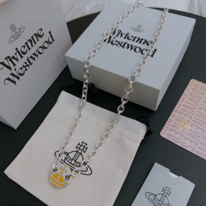 Vivienne Westwood classic large Saturn necklace unisex - Image 3