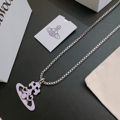 Vivienne Westwood classic large Saturn necklace unisex - Image 3