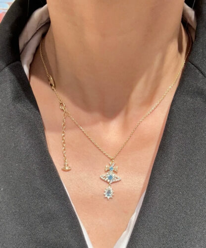 Vivienne Westwood classic shining earth star ring necklace - Image 3