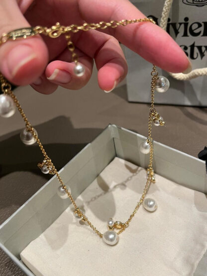 Vivienne Westwood classic shining earth star ring necklace - Image 3