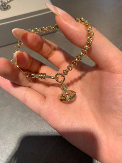 Vivienne Westwood classic shining earth star ring necklace - Image 3
