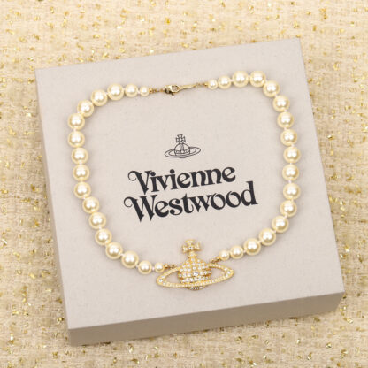 Vivienne Westwood classic shining earth star ring necklace - Image 3