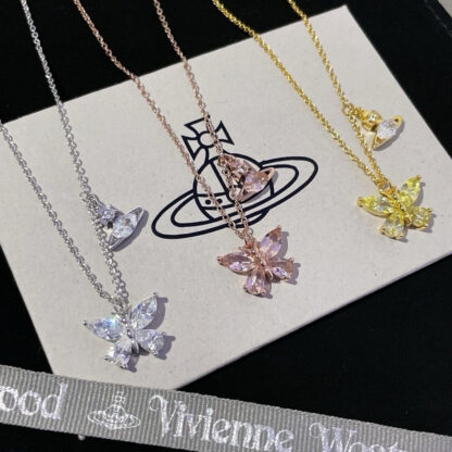 Vivienne Westwood diamond Saturn necklace - Image 3
