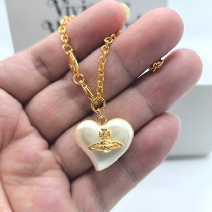 Vivienne Westwood Saturn Heart Bracelet - Image 3