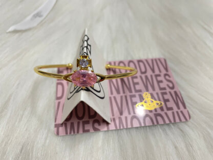 Vivienne Westwood Dreamcatcher Pink Amethyst Bracelet - Image 3
