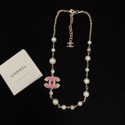 Chanel exquisite enamel double C necklace - Image 3