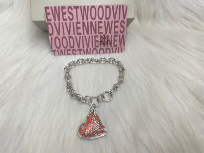 Vivienne Westwood Pink Heart Openable Bracelet - Image 3