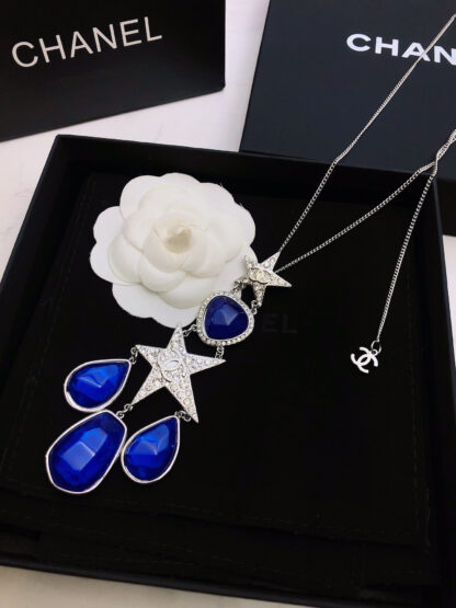 Chanel Sapphire Pendant Necklace - Image 3