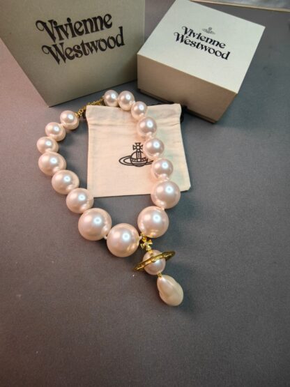 Vivienne Westwood Giant Baroque Drop Pearl Necklace - Image 3