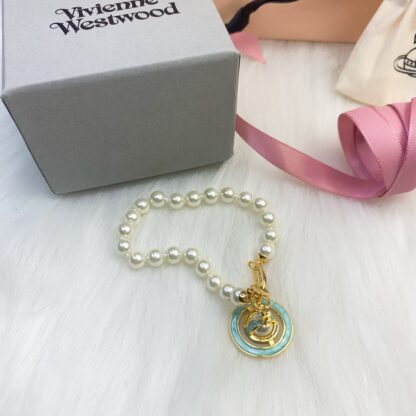 Vivienne Westwood Green Rubber Star Bracelet - Image 3