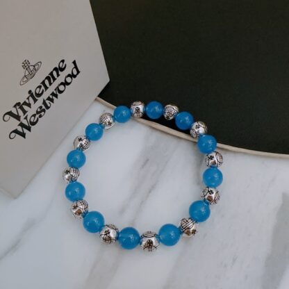 Vivienne Westwood Agate Thai Silver Bracelet - Image 3