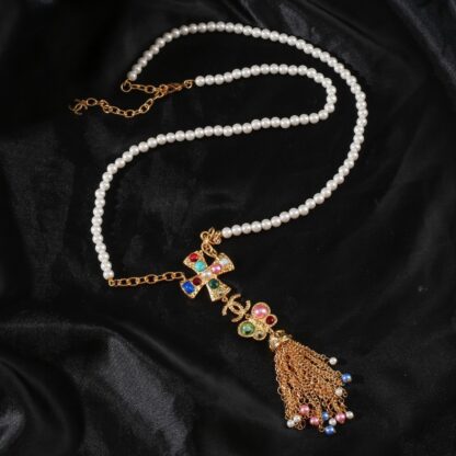 Chanel stylish double C necklace - Image 3