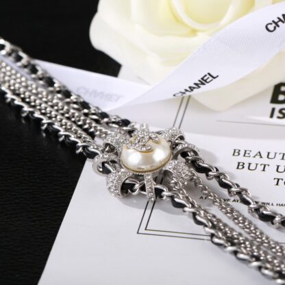 Chanel stylish multi-layer clavicle necklace - Image 4