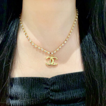 Chanel Fashion Double C Necklace - Image 4