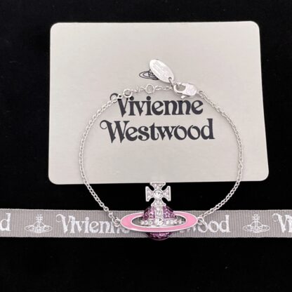 Vivienne Westwood Star Enamel Saturn Bracelet - Image 2