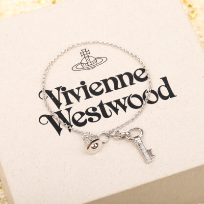 Vivienne Westwood Key Saturn Double Charm Bracelet - Image 3
