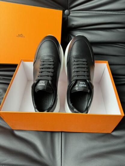 Hermès black premium ultra-lightweight sneakers - Image 4