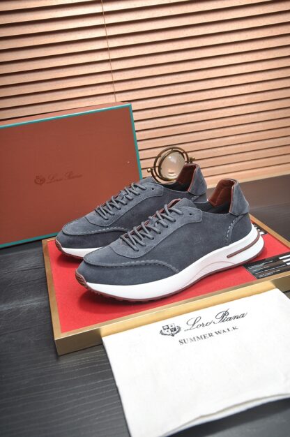 Hermès classic dark grey cashmere loafers - Image 4