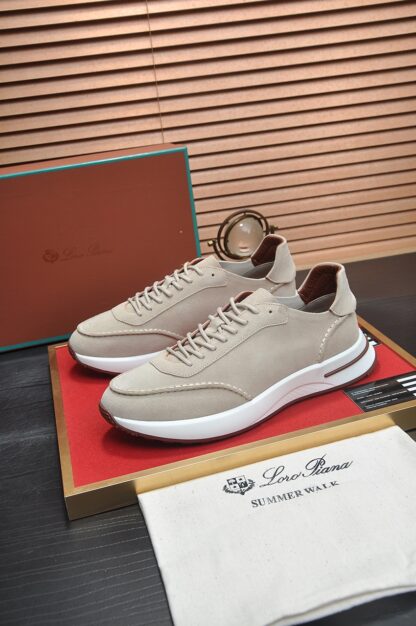 Hermès classic apricot cashmere sneakers - Image 4