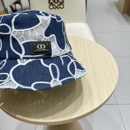 Dior versatile denim bucket hat - Image 5