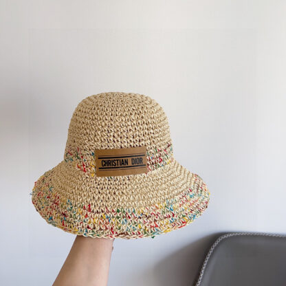 Dior colorful patchwork holiday style bucket hat - Image 5