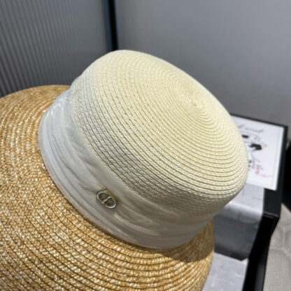 Dior Premium Colorblock Bucket Hat - Image 5