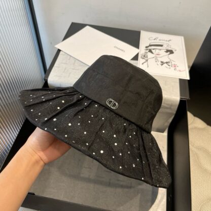Dior ruffled sun hat - Image 5