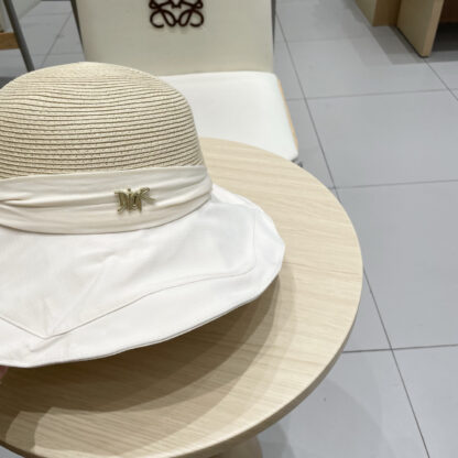 Dior bow visor straw hat - Image 5