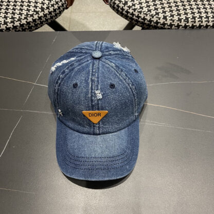 Dior simple denim baseball cap - Image 5