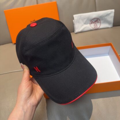 Hermès canvas baseball cap - Image 4