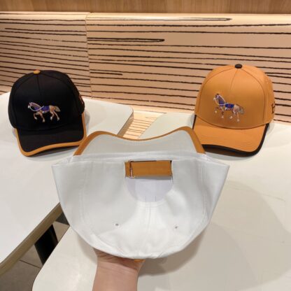 Hermès Unisex Canvas Baseball Cap - Image 4
