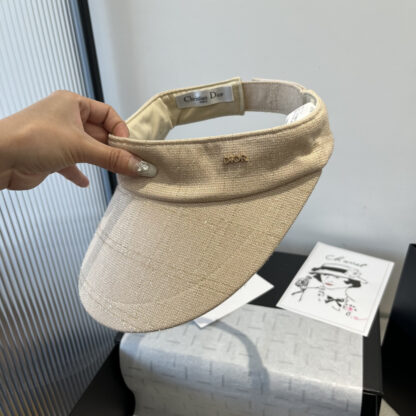 Dior hollow peaked cap sun headband - Image 5