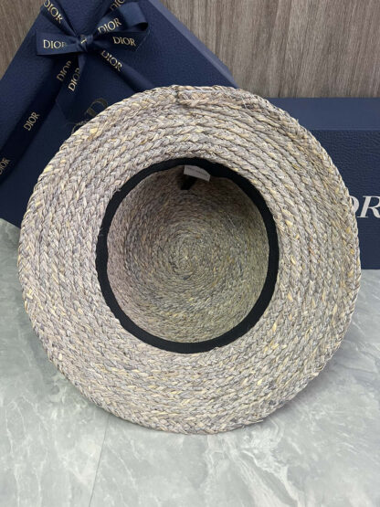Dior Raffia Straw Hat - Image 5