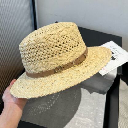 Dior raffia flat cap - Image 5