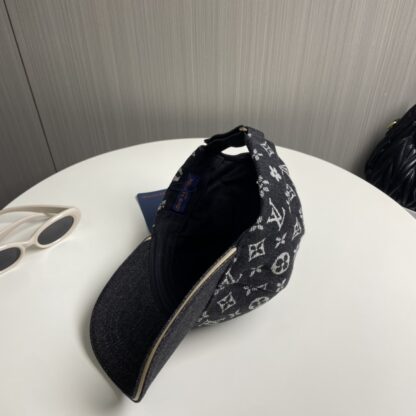 Louis Vuitton denim jacquard baseball cap - Image 4