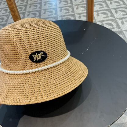 Dior hollow dome straw hat - Image 5