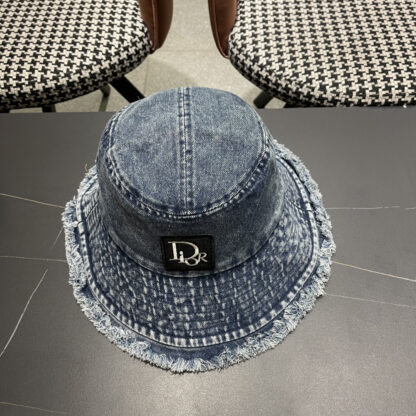 Dior Denim Bucket Hat - Image 5