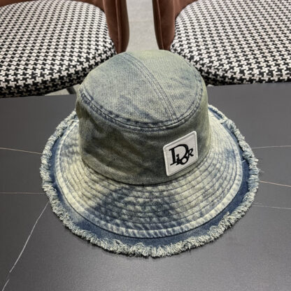 Dior Denim Bucket Hat - Image 4