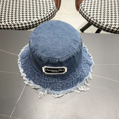 Dior Denim Bucket Hat - Image 5