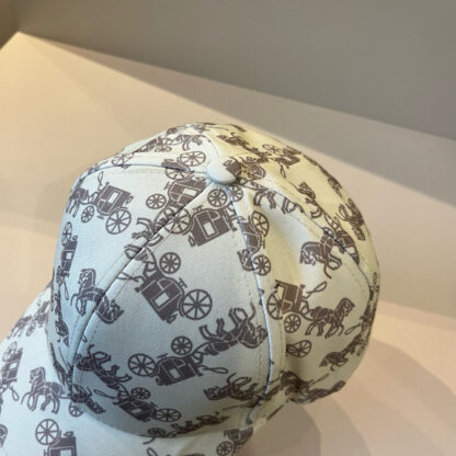 Hermès canvas baseball cap - Image 4