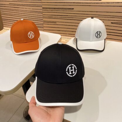 Hermès Unisex Canvas Baseball Cap - Image 4