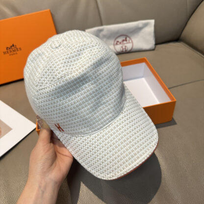 Hermès canvas baseball cap - Image 4