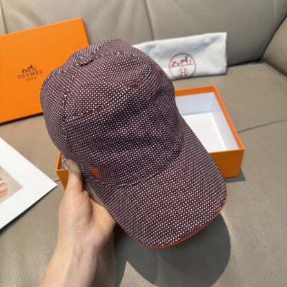 Hermès canvas baseball cap - Image 4