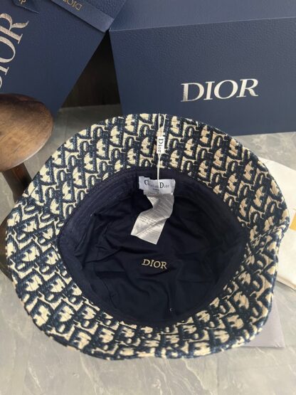Dior stylish exquisite embroidered bucket hat - Image 5