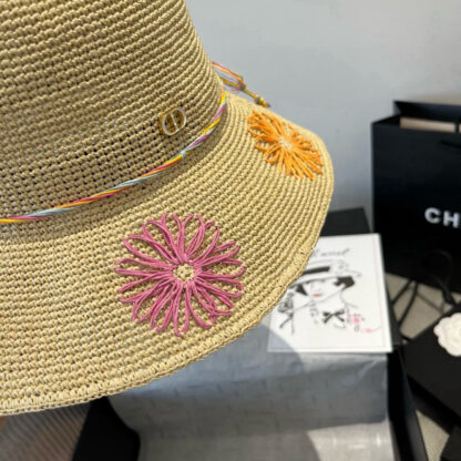 Dior stylish raffia hat - Image 5